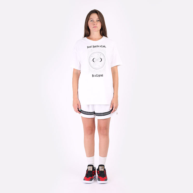женская белая футболка Jordan `Legend` Women&#039;s Basketball Boyfriend T-Shirt DJ6388-100 - цена, описание, фото 5